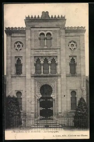 AK Chalons-Sur-Marne, La Synagoge