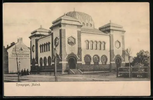AK Malmö. Synagogan