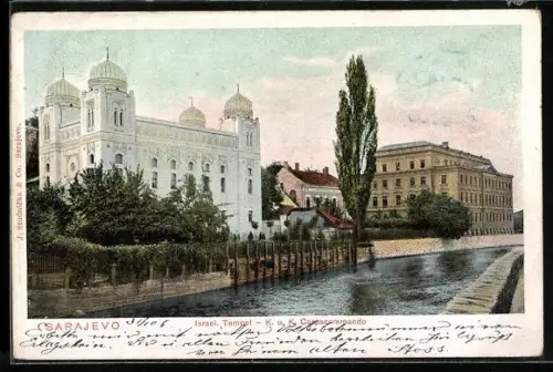 AK Sarajewo, Synagoge, K. u. k. Corpscommando