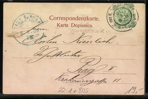 AK Sarajewo, Synagoge, K. u. k. Corpscommando