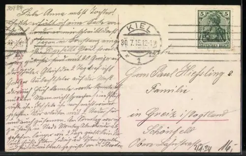 AK U-Boot 26 in voller Fahrt