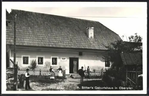AK Oberplan, A. Stifter`s Geburtshaus