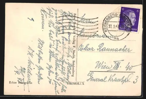 AK Reichenberg, Konrad Henleinplatz