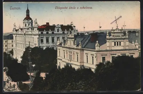 AK Turnov, Chlopecka skola a sokolovna