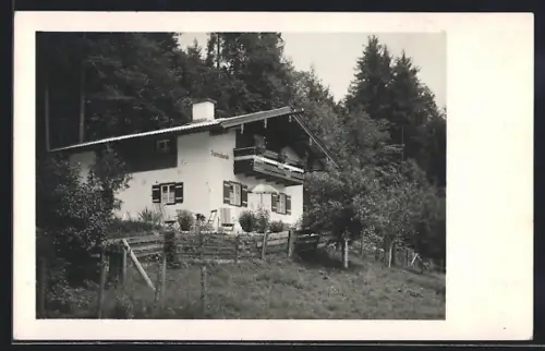 Foto-AK Ilsank, Hotel Haus Friedrichsruh 1950