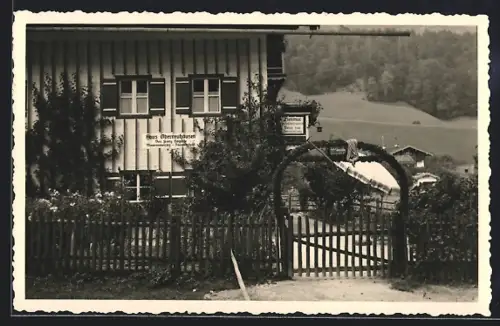 Foto-AK Ramsau / Obb., Hotel Haus Oberneuhausen v. Franz Högerle
