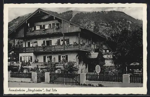 AK Bad Tölz, Hotel Burgfrieden, Inh. Ludw. Burgmayr
