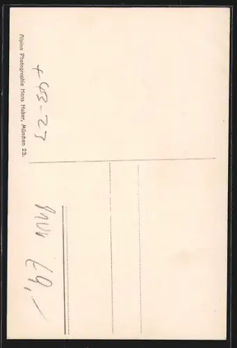 AK Garmisch, Garmischer Bergführer Scheurer Schosch