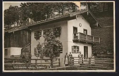 AK Ramsau /Obb., Hotel-Pension Steinberg Häusl