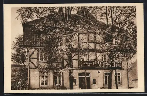 AK Duingen, Christian Müller`s Hotel, Inh. August Müller