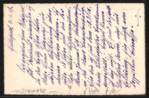 AK Bitterfeld, Strasse Ratswall mit Vorschule