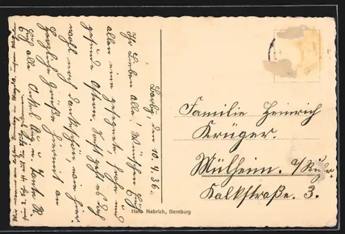 AK Barby /Elbe, Geschäfte in der Magdeburgerstrasse