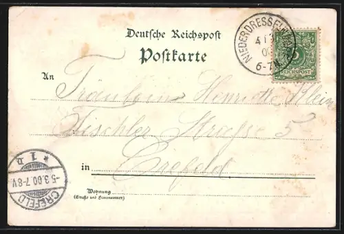 Lithographie Niederdresselndorf, Gesamtansicht