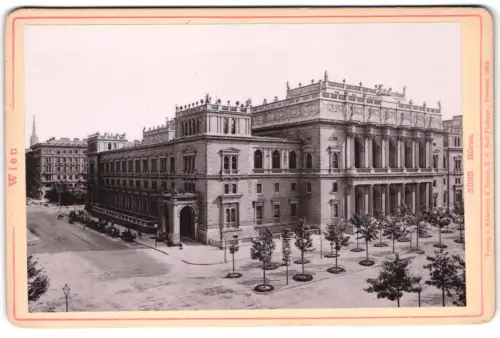 Fotografie Römmler & Jonas, Dresden, Ansicht Wien, Blick auf die Börse
