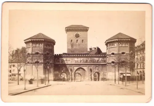 Fotografie Friedr. Bruckmann, München, Ansicht München, Blick nach dem Isartor