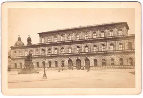 Fotografie Friedr. Bruckmann, München, Ansicht München, Blick zur Residenz