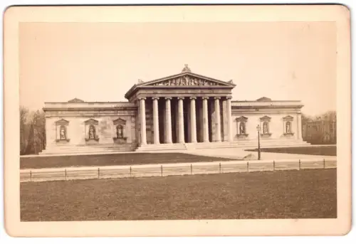Fotografie Friedr. Bruckmann, München, Ansicht München, die Glyptothek