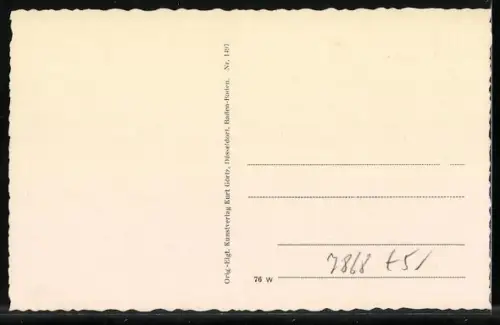 AK Todtnau, Ortsansicht mit umliegenden Bergen