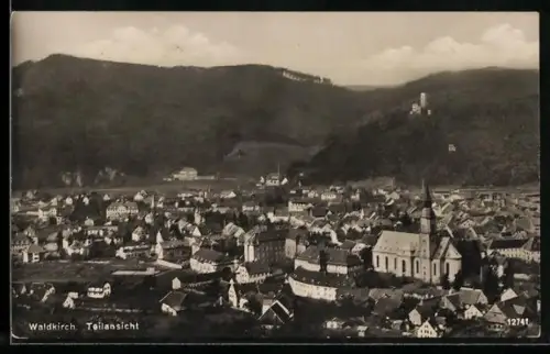 AK Waldkirch / Breisgau, Teilansicht des Ortes