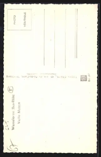 AK Wasselonne /Bas-Rhin, Vieille Maison