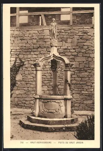 AK Haut-Koenigsbourg, Puits du haut jardin