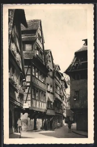 AK Strasbourg, Bains aux Plantes avec maisons à colombages