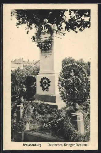 AK Weissenburg, Deutsches Kriegerdenkmal