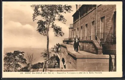 AK Mont Ste-Odile, Nouvelles terrasses à côté de la Salle Herrade