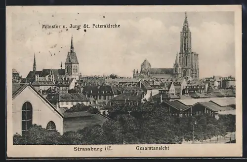 AK Strassburg, Münster und Jung St. Peterskirche