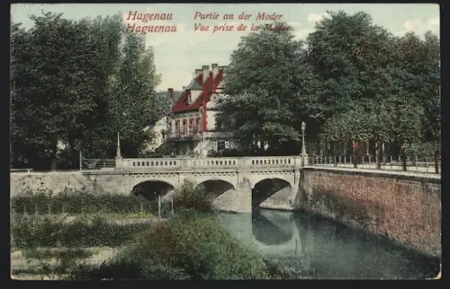 AK Hagenau, Partie an der Moder