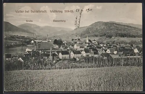 AK Weiler bei Schlettstadt, Grube und Bassenberg