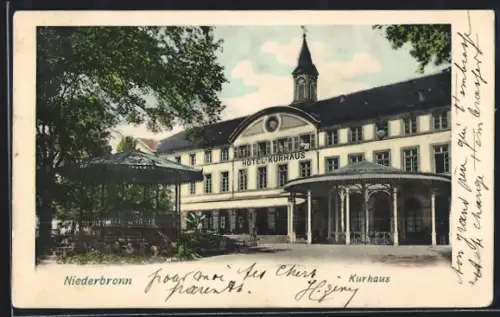 AK Niederbronn, Hôtel Kurhaus