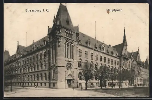 AK Strassburg i. E., Hauptpost