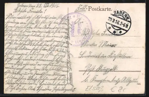 AK Zabern, Kanalschleuse im Ort