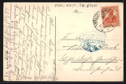 AK Wasselnheim, Partie an der Mossig