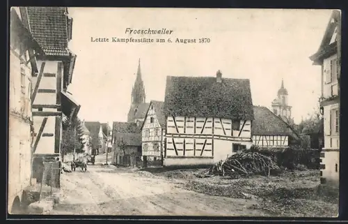 AK Froeschweiler, Letzte Kampfstätte 1870