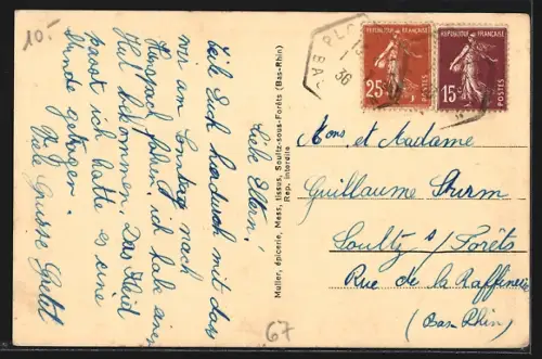 AK Soultz-sous-Forêts, Rue du Baron de Boeck