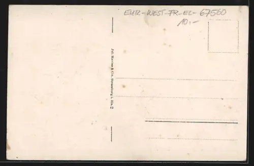 AK Rosheim, Strasse in der Unterstadt