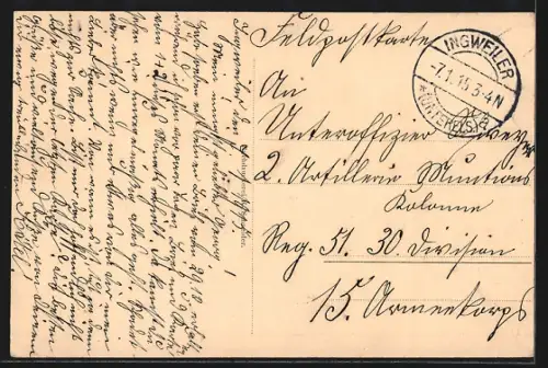 AK Ingweiler, Asyl Neuenberg, Schwesternhaus