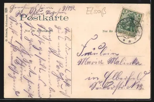 AK Schirmeck, Genesungsheim des XV. Armeekorps