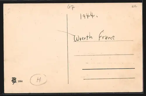 AK Wört a. S., Vue de la rue principale avec enfants et bâtiments historiques