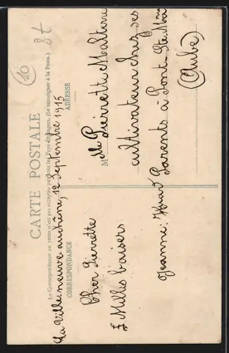 AK La Villeneuve-au-Chêne, L`Église