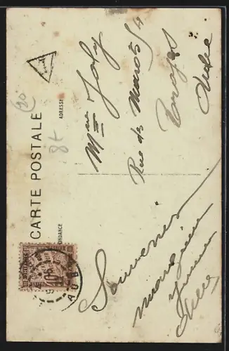 AK Arrelles /Aube, L`Église avec des habitants rassemblés devant