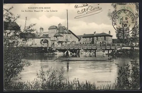AK Nogent-sur-Seine, Le Pavillon Henri IV, La Laiterie