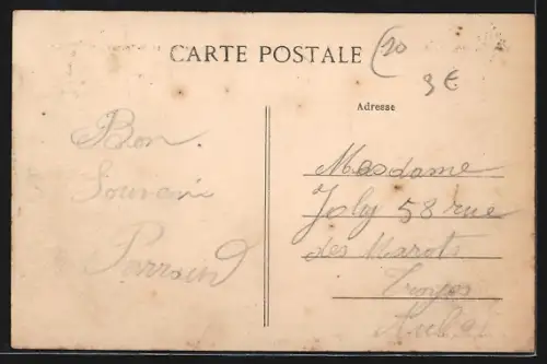 AK Bar-sur-Aube, Vue générale de Froverville et Bar-sur-Aube prise de la route de Troyes