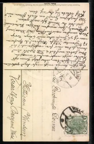 Künstler-AK Meissner & Buch (M&B) Nr. 1527: Bauer mit seinem Pferd