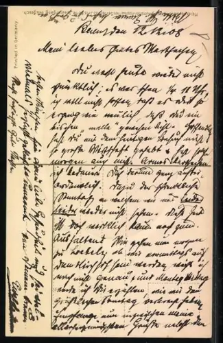 Künstler-AK Meissner & Buch (M&B) Nr.1555: Frau im Blumenfeld mit rotem Schirm