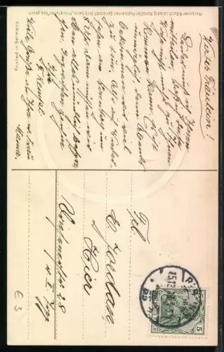 Künstler-AK Meissner & Buch (M&B) Nr. 1557: Fräulein im hellblauen Kleid