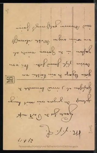 Künstler-AK Meissner & Buch (M&B) Nr. 02415: Im Sonnenschein, häusliches Idyll