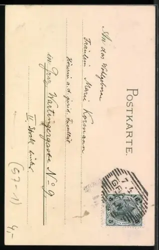 Künstler-AK Meissner & Buch (M&B) Nr. 1029: Von der Alm, Enzian